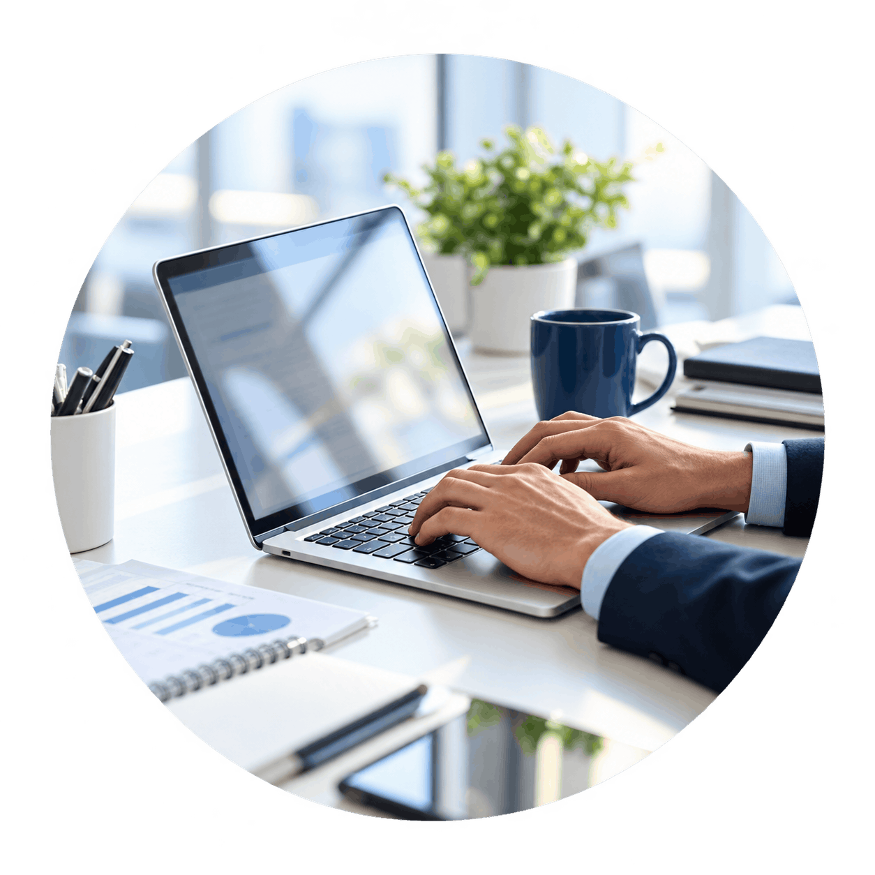 TreeRing Time TreeRing Time workforce management software on a laptop